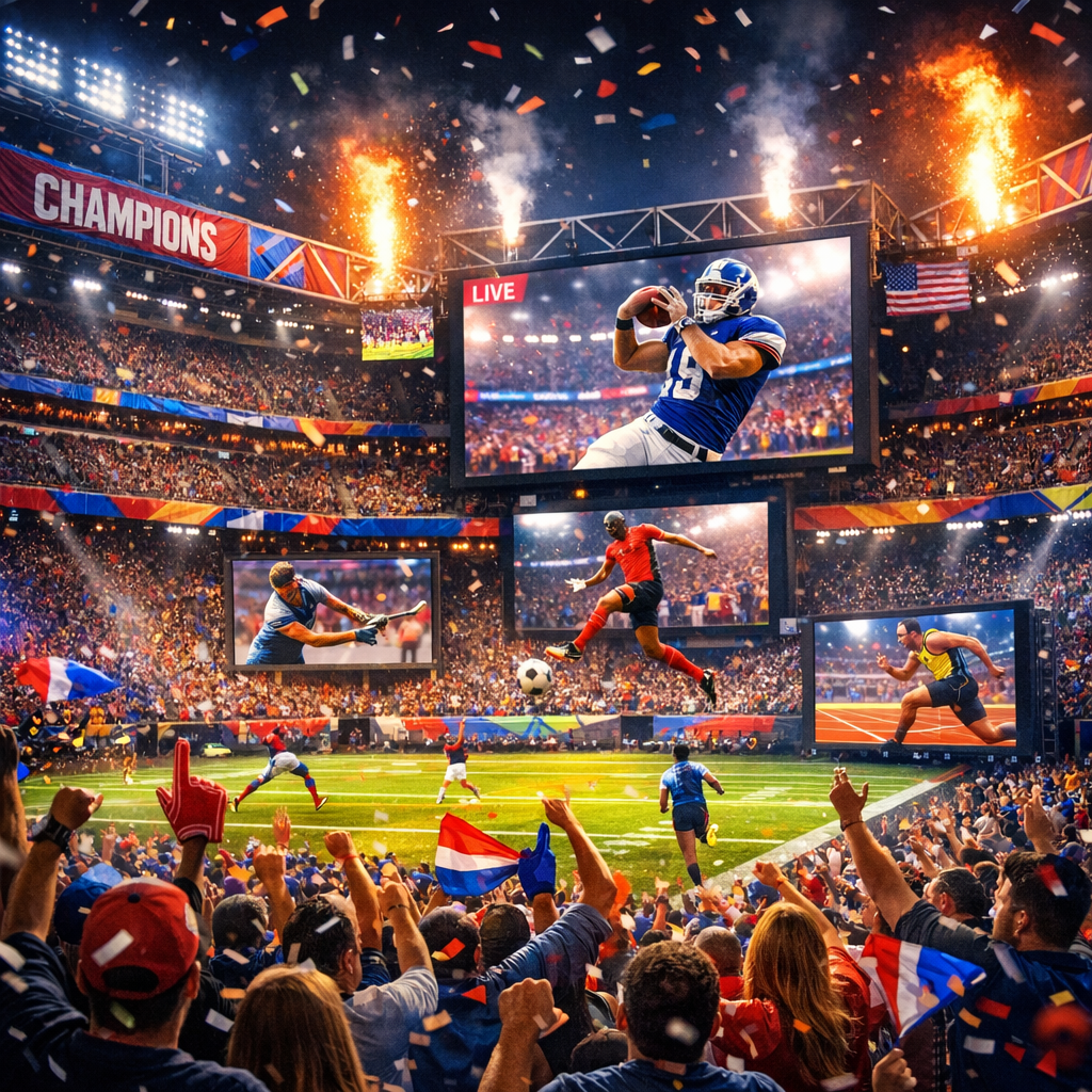 event streams in a live sports event