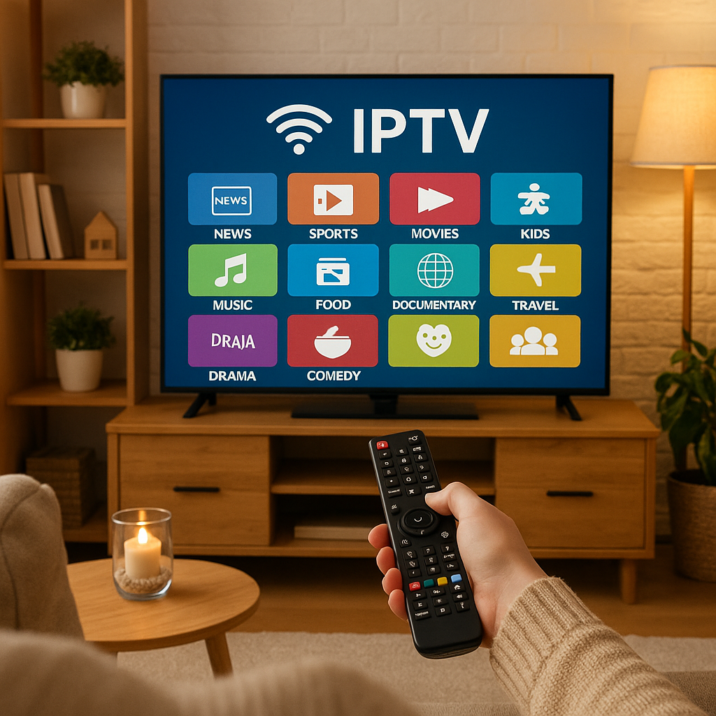 Person streaming Free IPTV M3U on smart TV